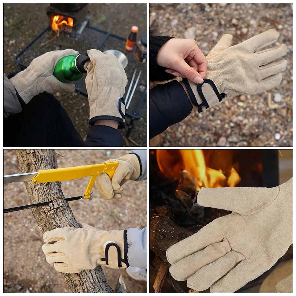 Premium Flexible Heat Resistant BBQ Grilling Gloves – 1 Pair BBQ Grilling Gloves PLUSH Default Title