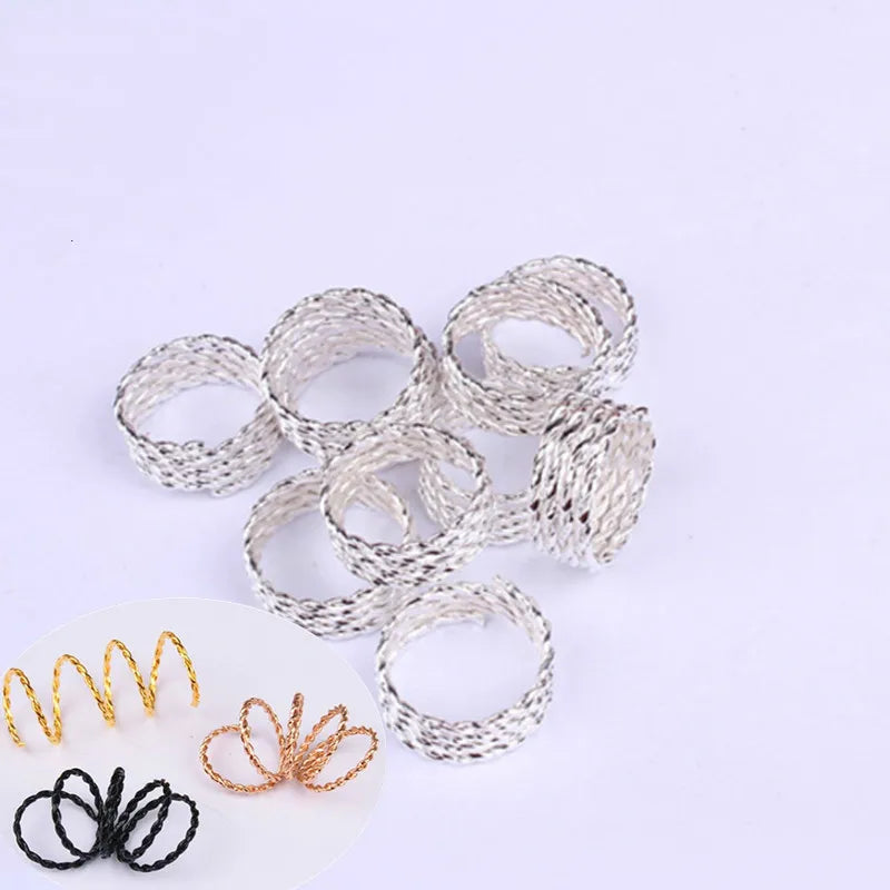 Alloy Shell Dreadlock Beads Hair Cuffs Rings & Clips – 5-10pcs
