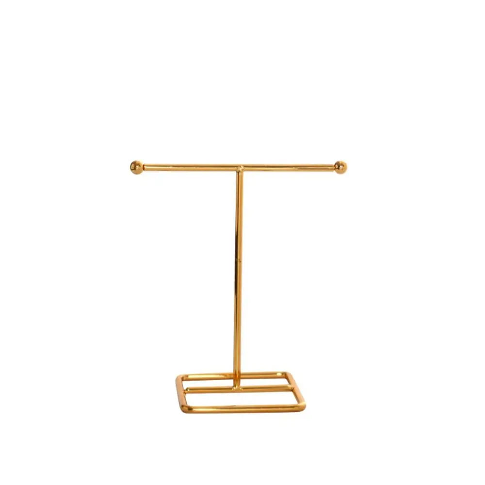 T-Shape Metal Jewelry Display Stand | Earring Organizer Rack Jewelry Display Stand PLUSH M