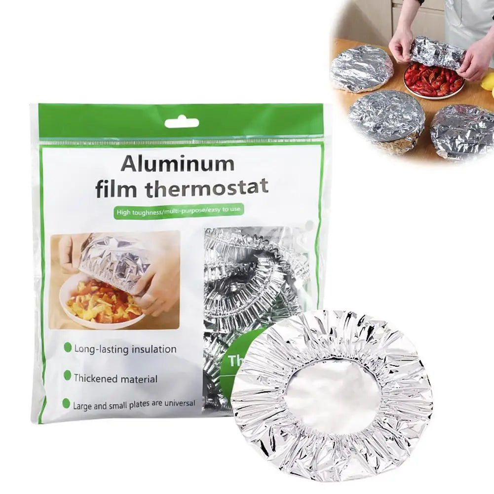 Reusable Aluminum Foil Food Covers | Heat Retention & Dustproof Food Cover Mat PLUSH 1pcs