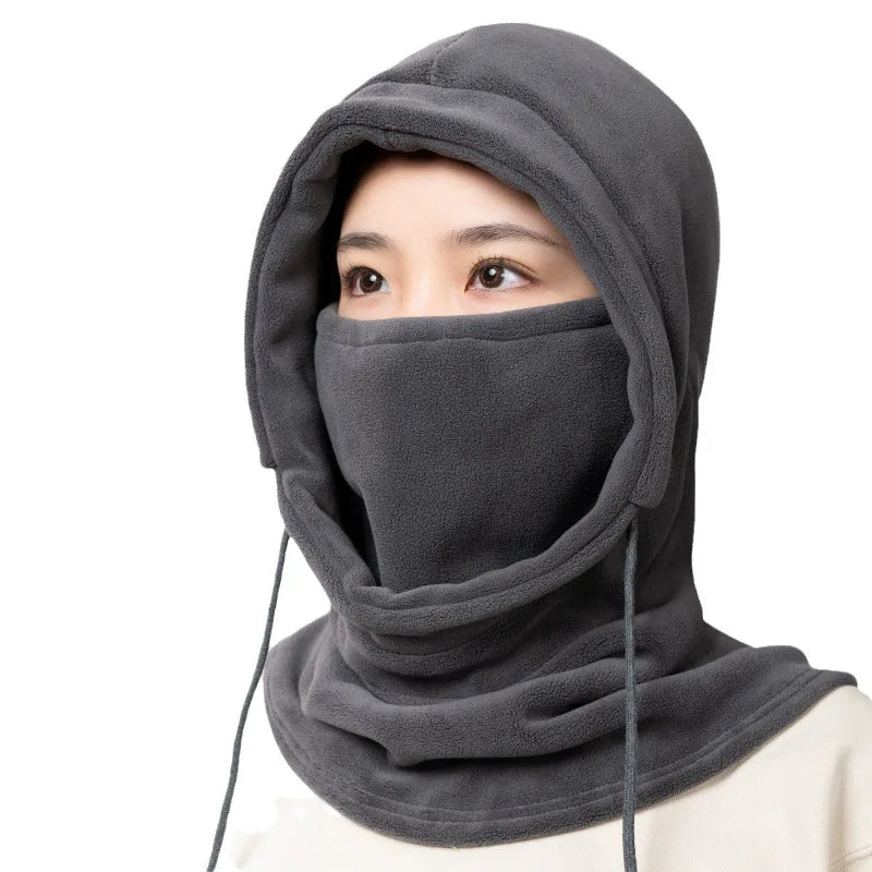 Windproof Fleece Balaclava with Neck Warmer – All Season Fleece Balaclava PLUSH