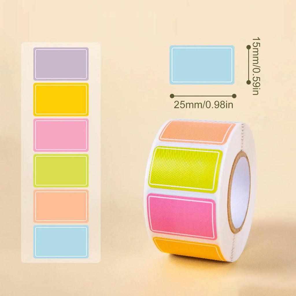 500pcs Waterproof Color-Coded Self-Adhesive Label Stickers Label Stickers PLUSH