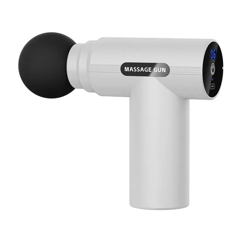 USB Mini Fascia Massage Gun – Muscle Relaxation | CAMMUO Fascia Massage Gun PLUSH WHITE
