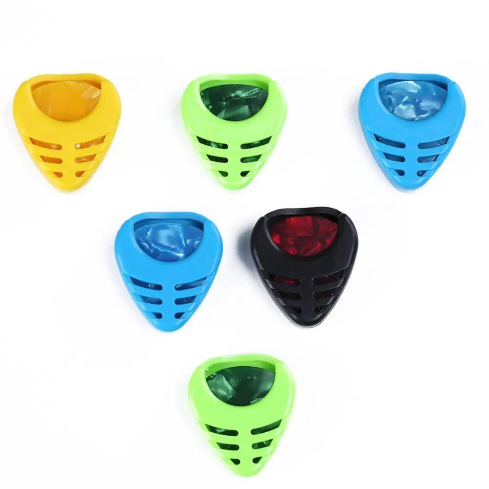 10pcs Heart Shape Adhesive Guitar Pick Holder Box | Random Color Guitar Pick Holder PLUSH