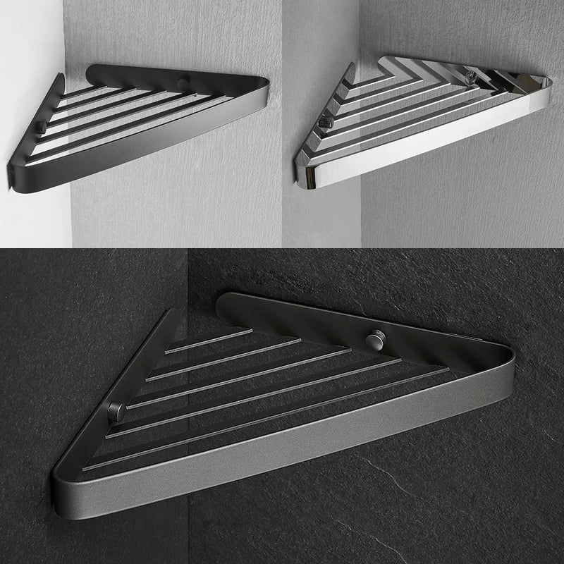 Stainless Steel Bathroom Corner Shelf | Wall-Mounted Shower Caddy Bathroom Corner Shelf PLUSH