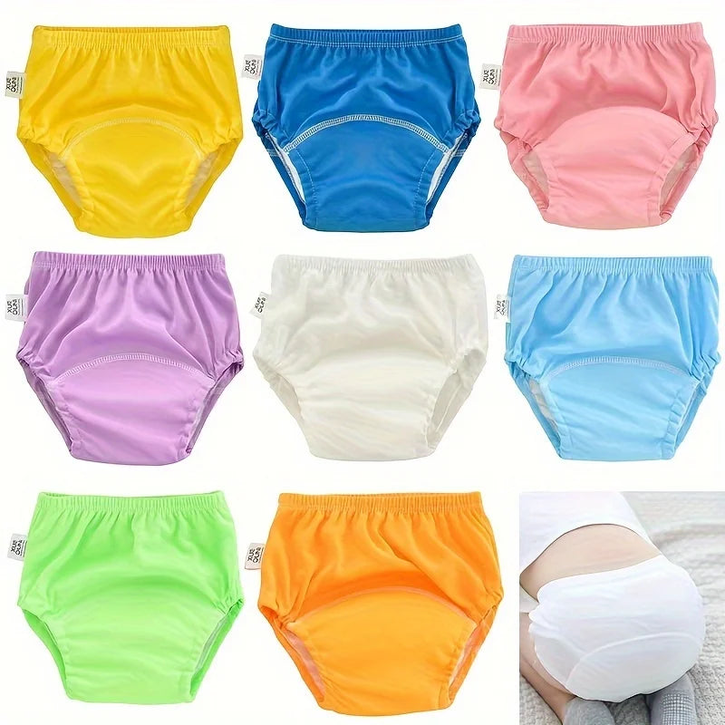 6-Pack Washable Baby Training Pants | Breathable Learning Pants Baby Training Pants PLUSH