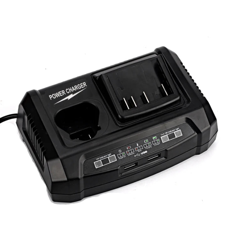 GAX1218V Dual Port Battery Charger for Bosch 10.8V–20V Tools Power Tool Charger PLUSH