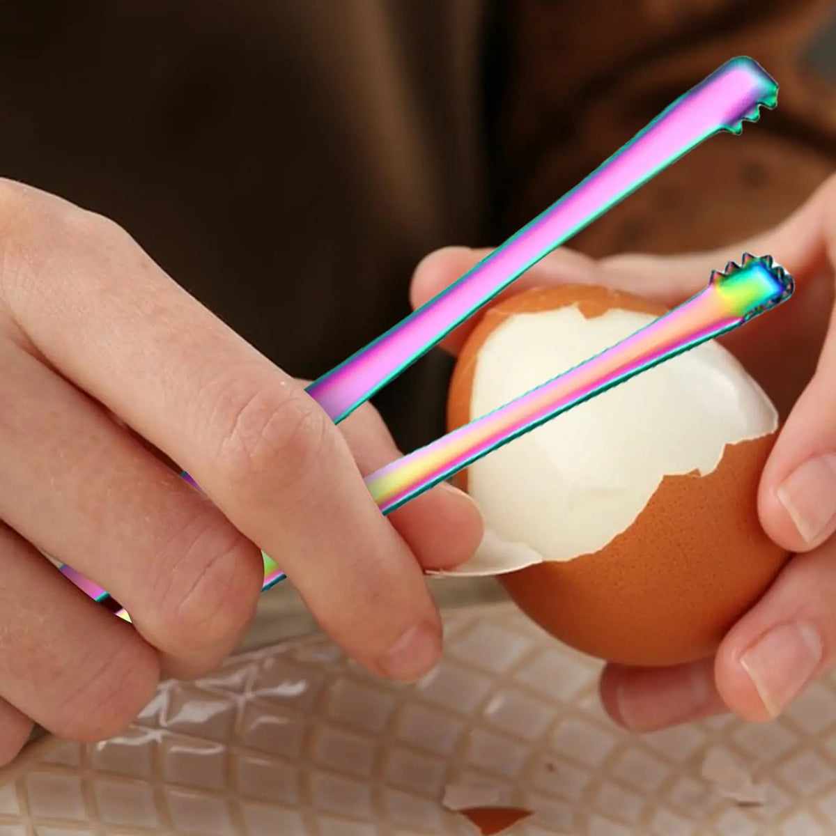 Stainless Steel Egg Chalaza Remover & Membrane Tool Egg Kitchen Tool PLUSH