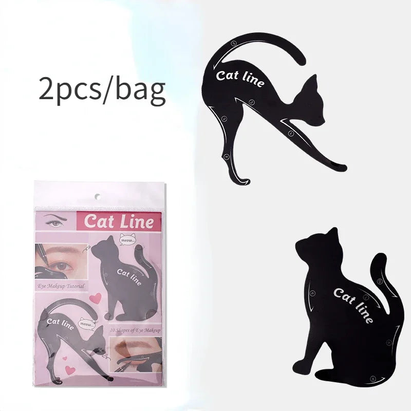 Fox Eye Makeup Stencils – Eyeliner & Eyebrow Templates Eye Makeup Stencil PLUSH No.3 Stencils