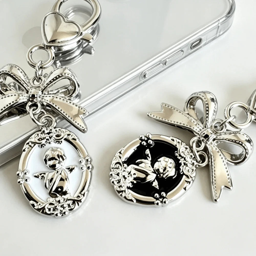 Y2K Punk Alloy Bowknot Keyring – Harajuku Bag Pendant Keyring Bag Pendant PLUSH
