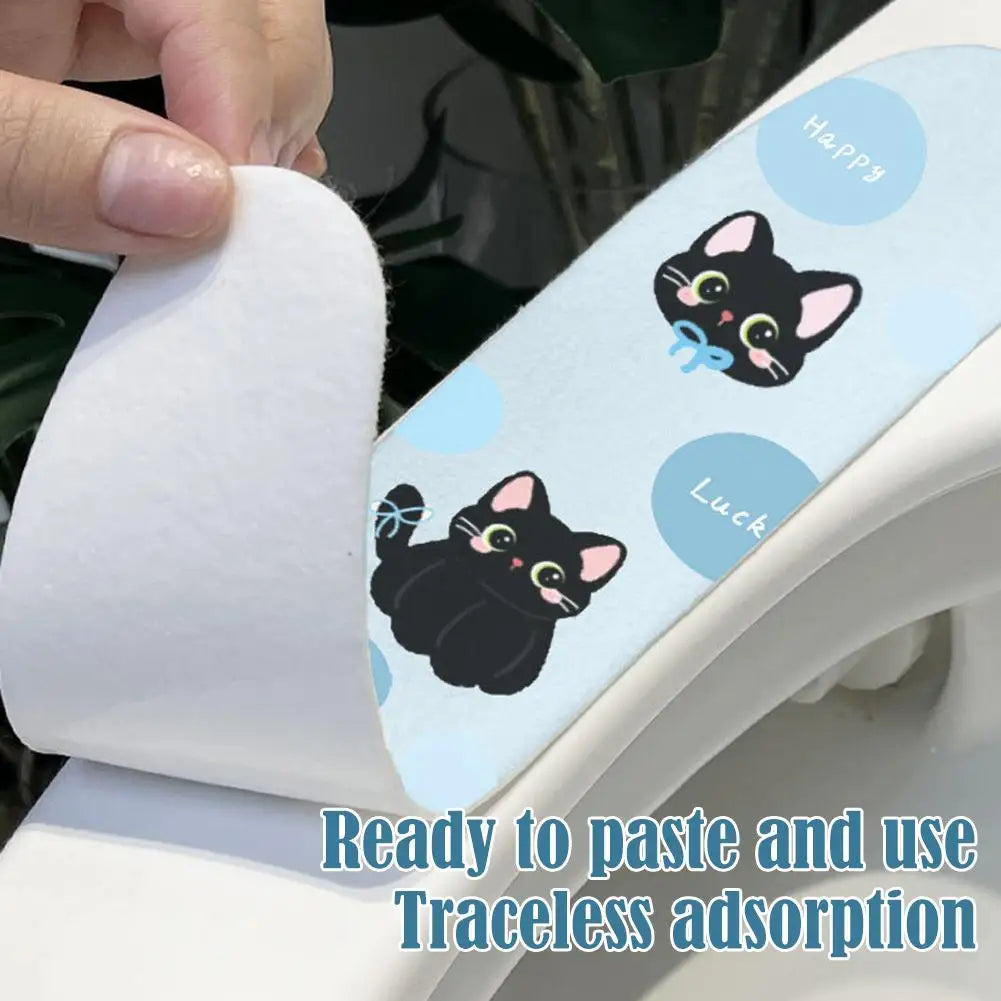 Washable Toilet Seat Cushion Pads – 2pc Universal Fit, No Residue Toilet Seat Cushion PLUSH