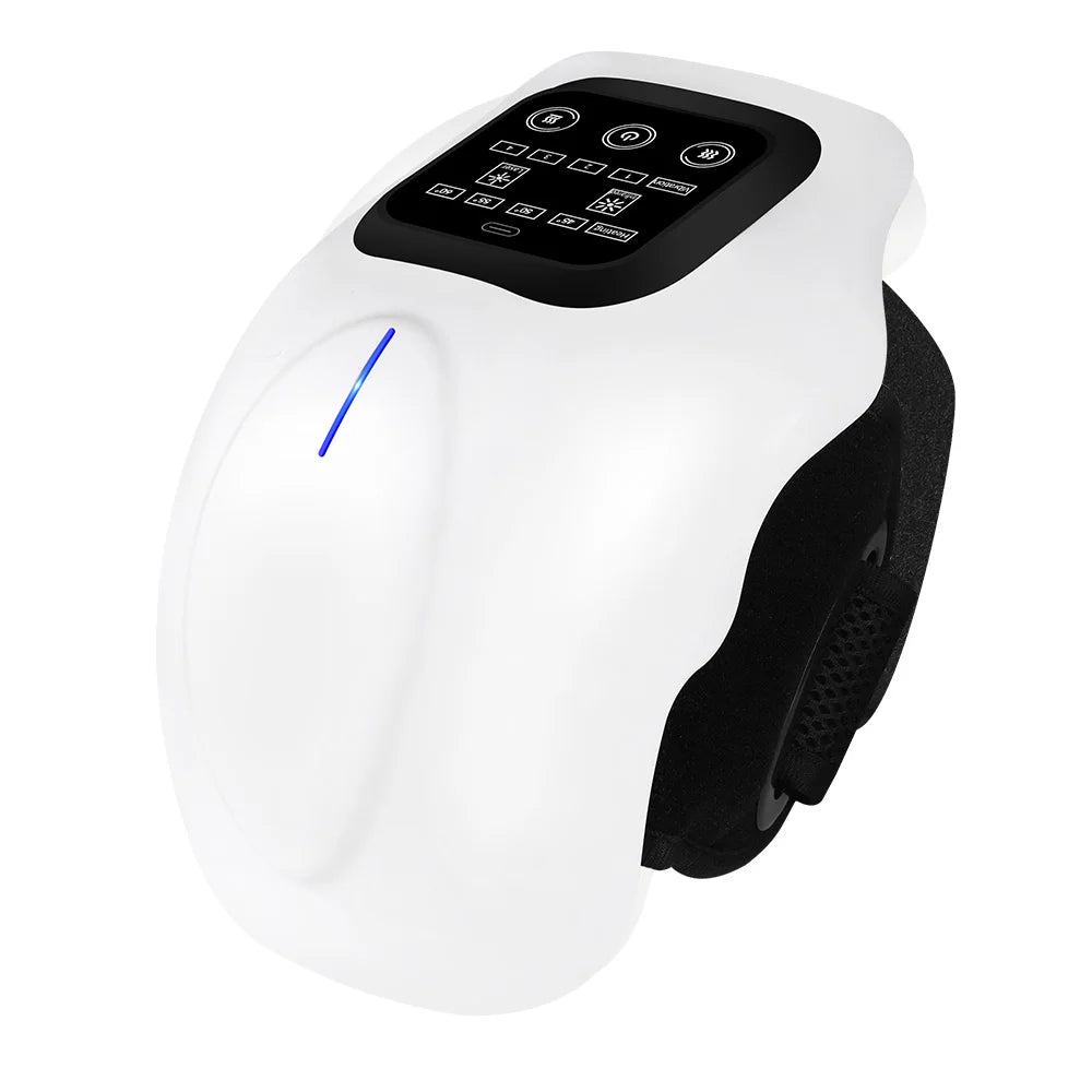 Wireless Electric Knee Massager with Heat | Portable Wrap Electric Knee Massager PLUSH