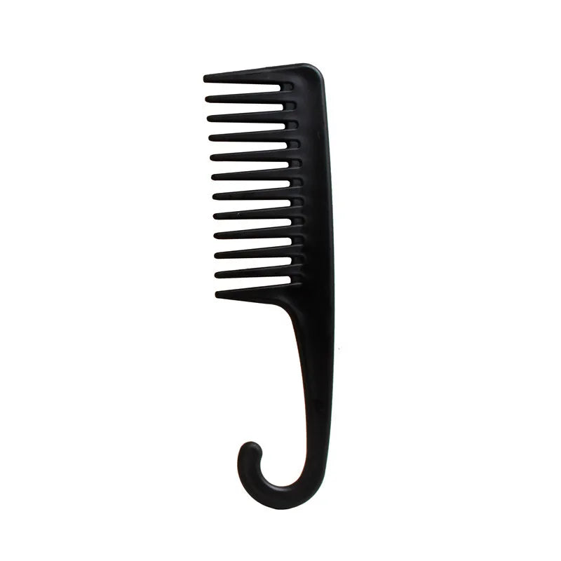 Anti-Static Wide Bending Comb for Wigs & Hair Styling Hair Styling Comb PLUSH black