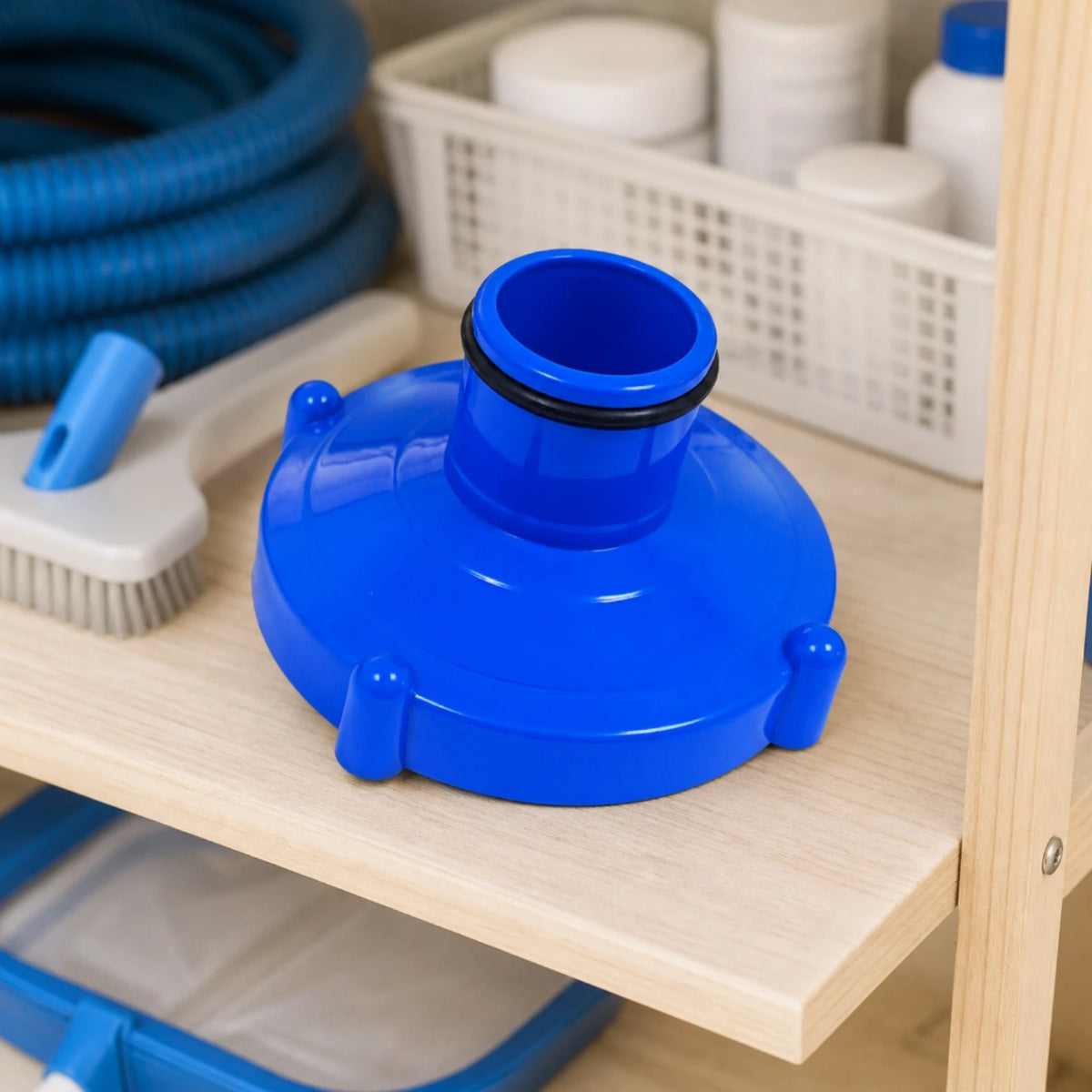 Pool Vacuum Adapter with Sealing Gasket – Twist-Lock Pool Vacuum Adapter PLUSH