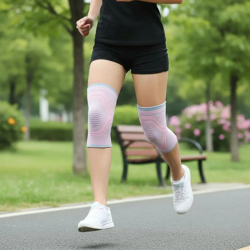 Nylon Compression Knee & Elbow Support Sleeves – 1 Pair Compression Support Sleeve PLUSH