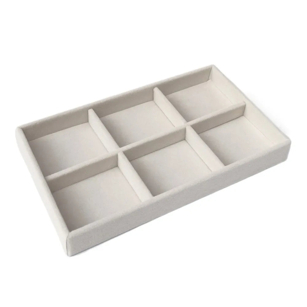 Velvet Jewelry Tray Organizer – Rings, Earrings & Bracelets Jewelry Display Tray PLUSH Style 5