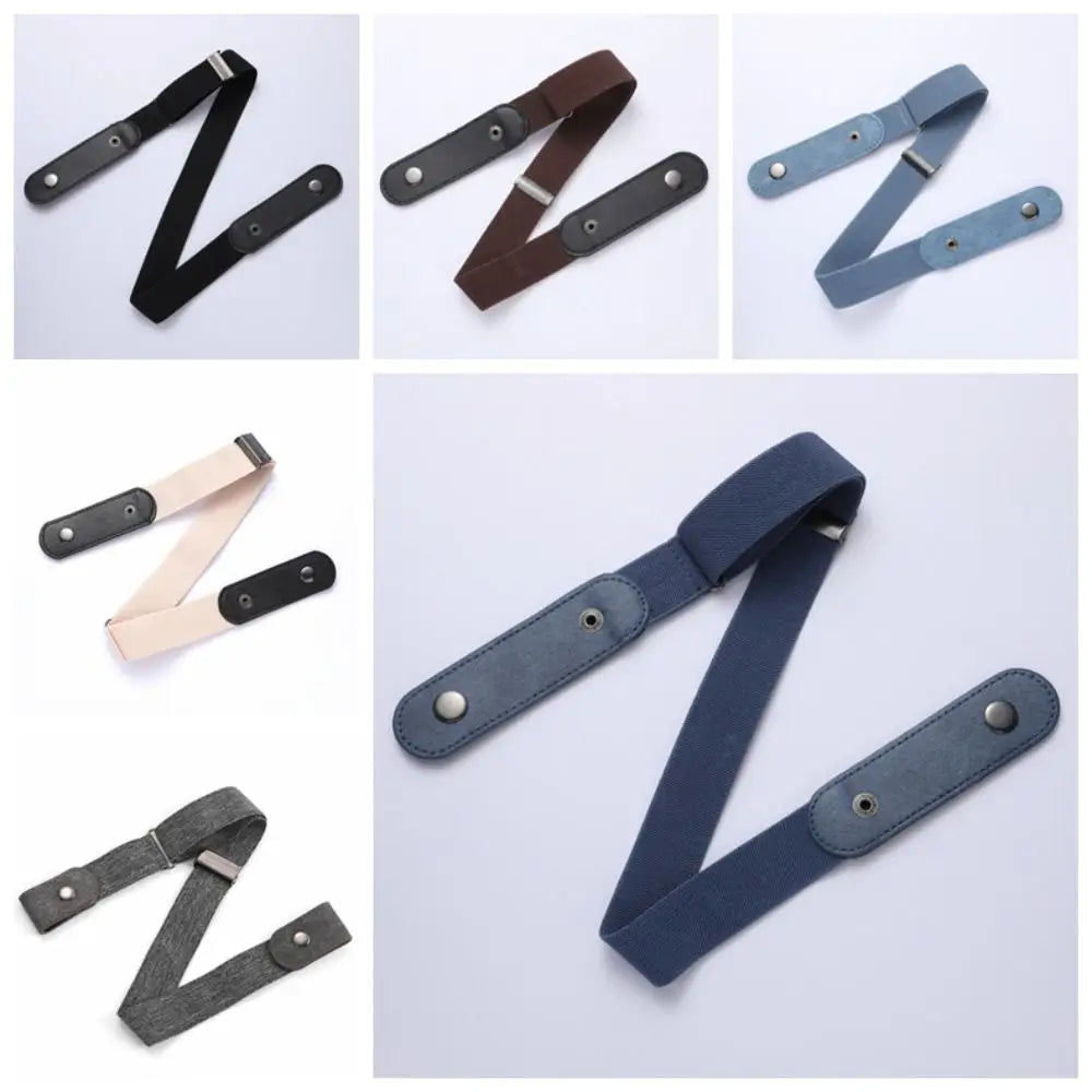 Women's Buckle-Free Elastic Invisible Belt – No-Hole Design Elastic Fashion Belt PLUSH