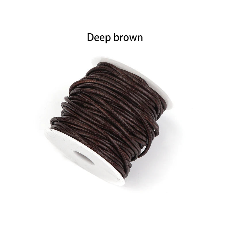 10 Yards 0.5mm Korea Waxed Thread – Leather & Bookbinding Waxed Craft Thread PLUSH deep brown 0.5mm