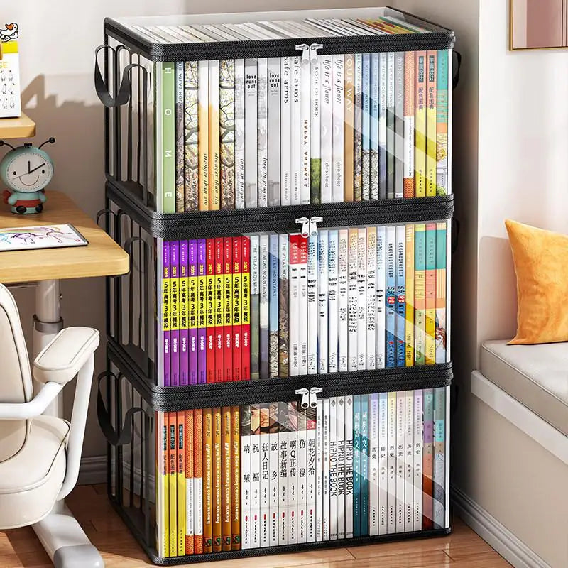 Clear PVC Organizer Box Flip Lid – Multi-Purpose Storage PVC Storage Box PLUSH