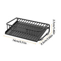 Soap Rack Drainer – Bathroom & Kitchen Sink Organizer Shelf Soap Rack Drainer PLUSH Black