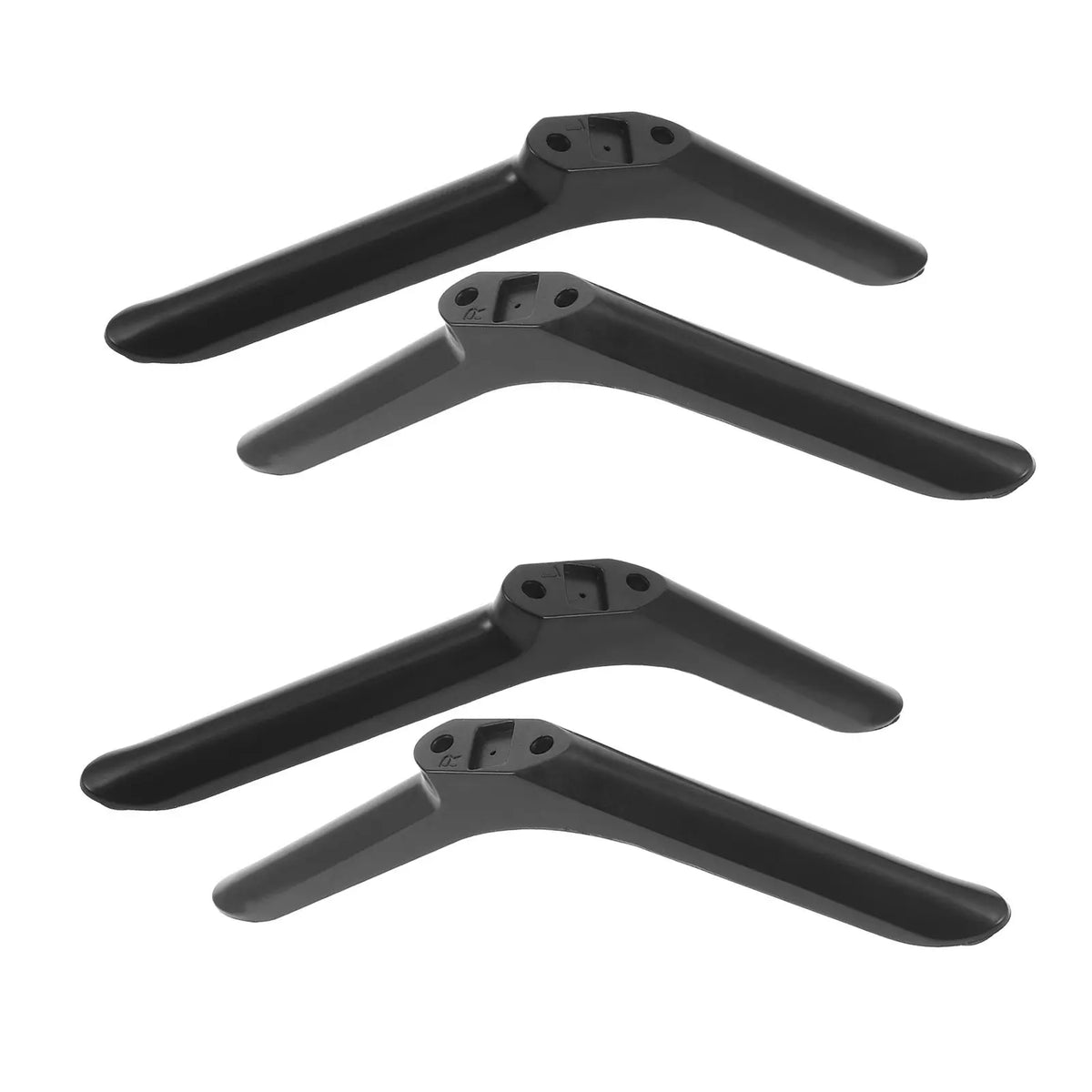 2 Pairs TV Stand Replacement Legs – Anti-Slip Flat Screen Feet TV Stand Legs PLUSH
