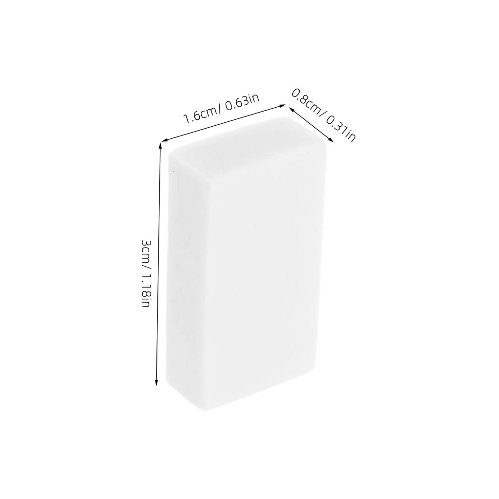 18pcs White Soft Erasers for Drawing, Sketching & Art Exams Art Erasers PLUSH