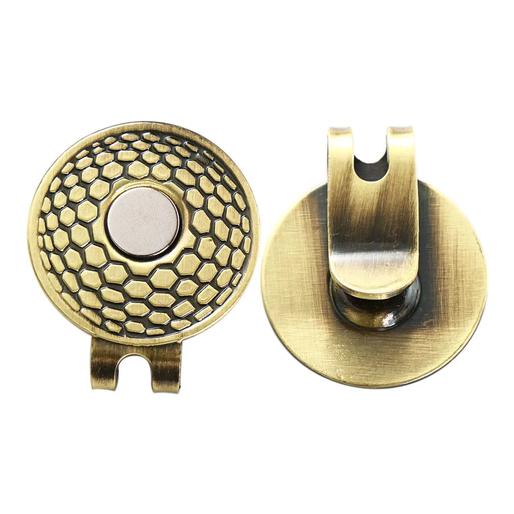 Magnetic Golf Ball Marker & Hat Clip – 20/25mm Metal Cap Clip Golf Ball Marker PLUSH 25cm brown