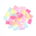 50pcs Jelly Bear Acrylic Spacer Beads – DIY Jewelry Making Acrylic Spacer Beads PLUSH jelly color