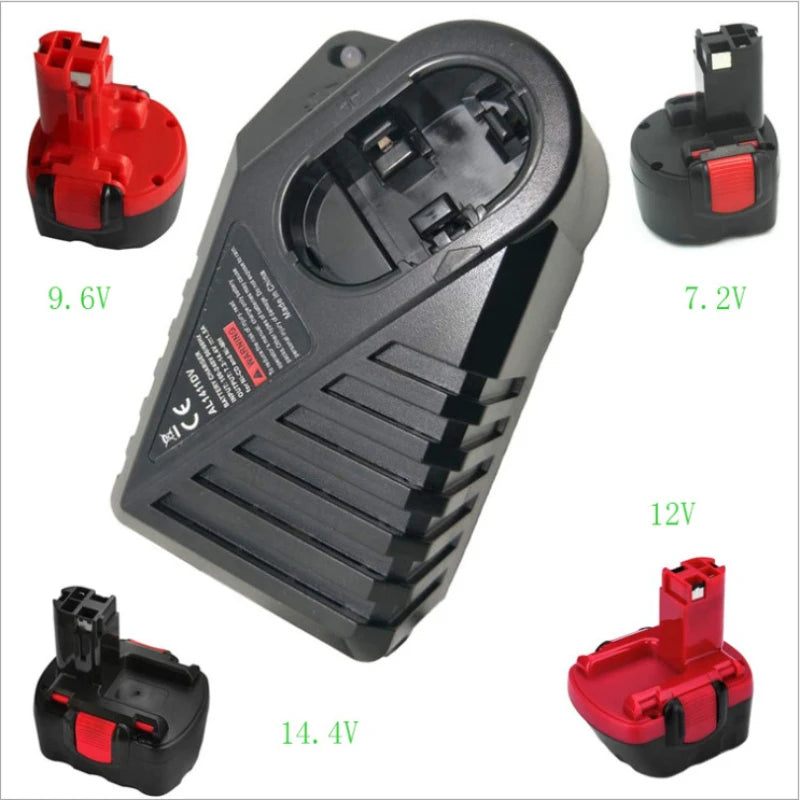 ZWINCKY Charger for Bosch 7.2V–14.4V Ni-CD Ni-MH Batteries Power Tool Charger PLUSH