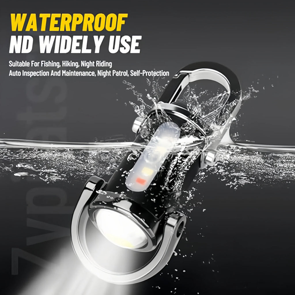 Mini USB Rechargeable LED Keychain Flashlight – Waterproof LED Keychain Flashlight PLUSH