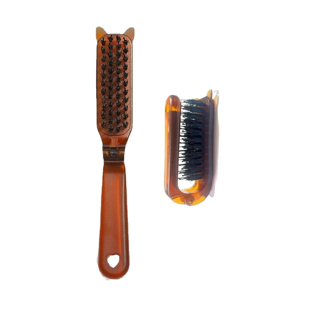 Foldable Pocket Hair Comb – Anti-Static Travel Brush Foldable Hair Comb PLUSH