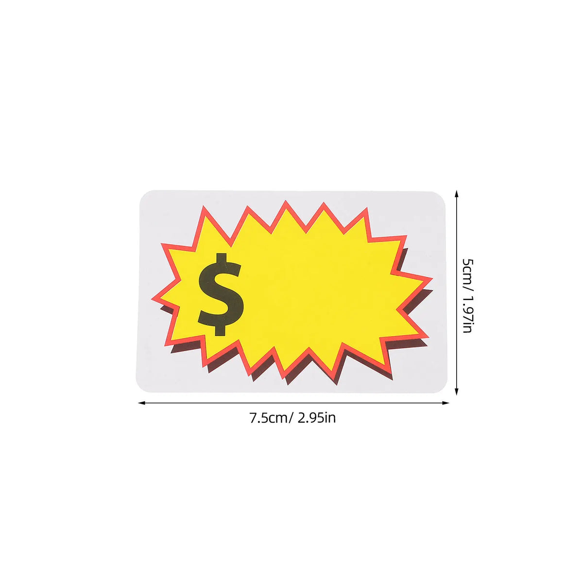 Blank Price Sticker Labels 10 Sheets Waterproof PP Peel & Stick Price Sticker Labels PLUSH