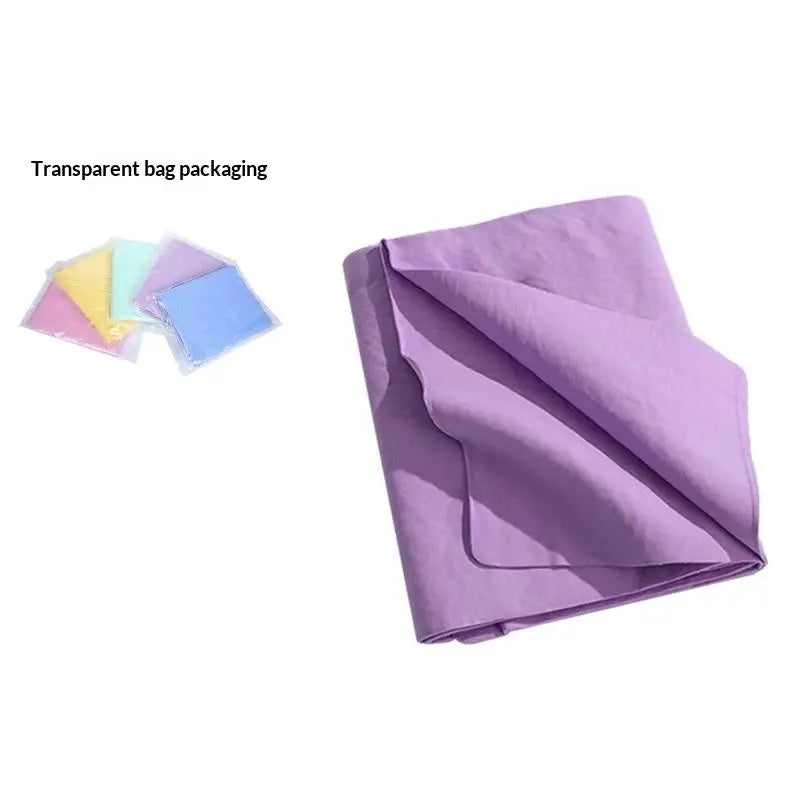 PVA Microfiber Pet Drying Towel – Quick Dry & Super Absorbent Pet Drying Towel PLUSH Purple