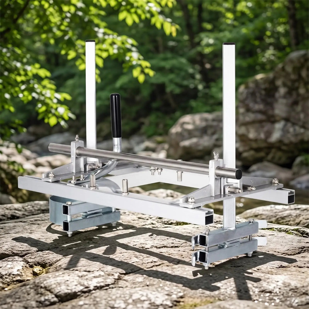 Portable Chainsaw Mill Frame Guide – Heavy Duty Aluminum Alloy Chainsaw Mill Frame PLUSH