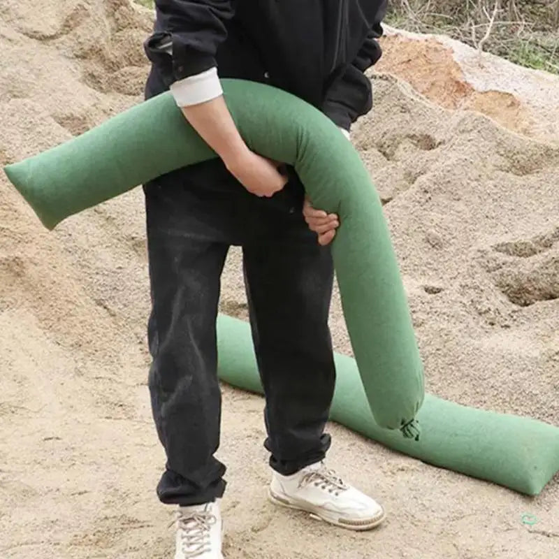 Reusable Canvas Sandbags – Heavy Duty Flood Water Barrier Flood Control Sandbag PLUSH