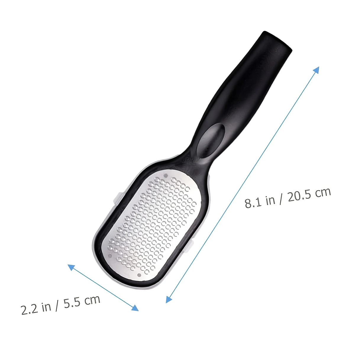 3-Pack Stainless Steel Foot File – 248 Micro Files & Storage Cover Foot File Set PLUSH