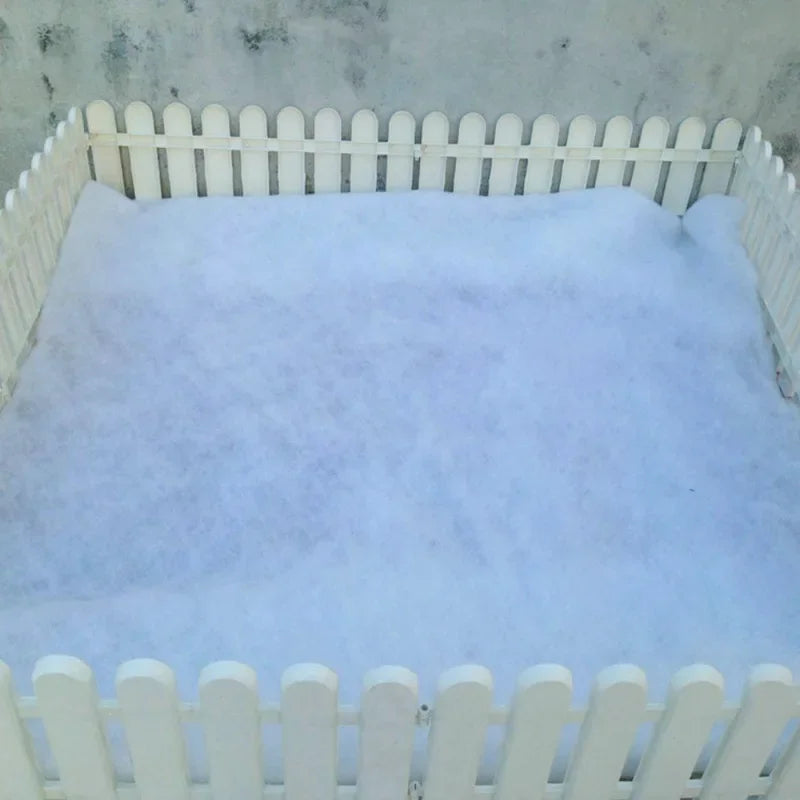 Christmas Artificial Snow Blanket 1M×1.5M – Fluffy Winter Décor Christmas Snow Blanket PLUSH