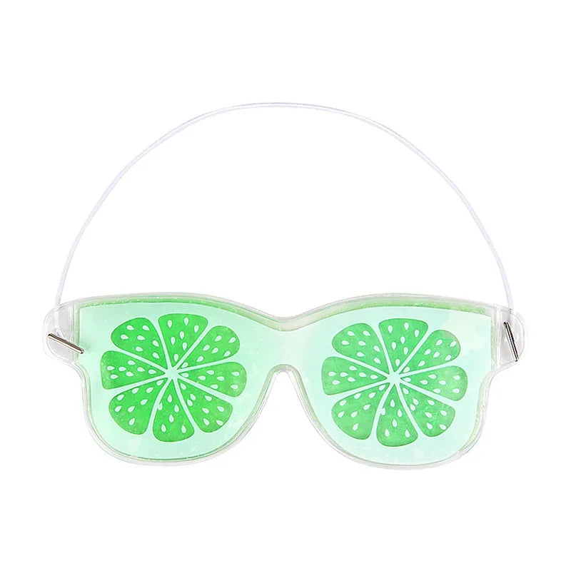 Hot & Cold Gel Eye Mask – Cooling Spa Compress | DUTRIEUX Gel Eye Mask PLUSH Light green