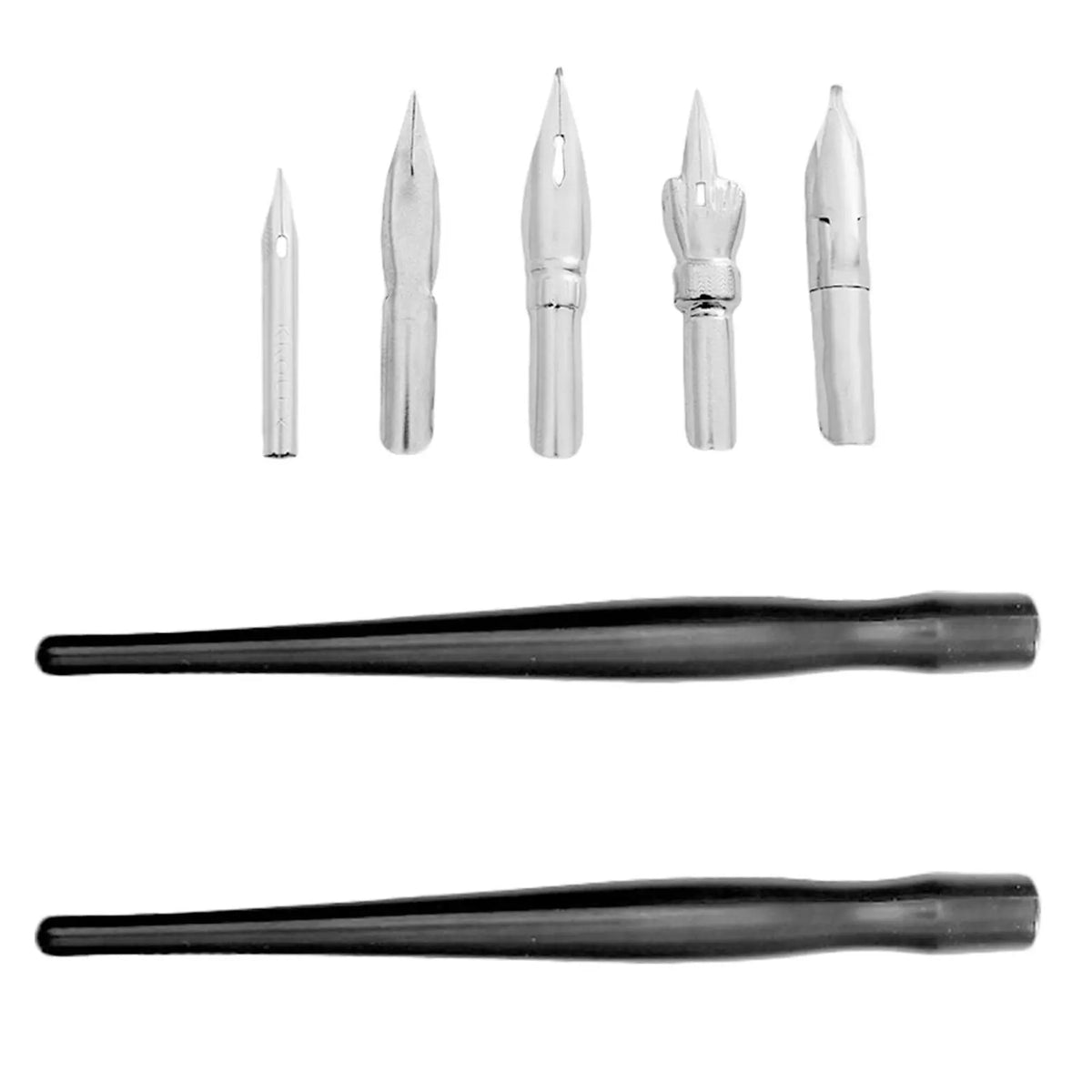 Cartoon Dip Pen Set – 2 Holders & 10 Nibs | Manga & Calligraphy Dip Pen Set PLUSH