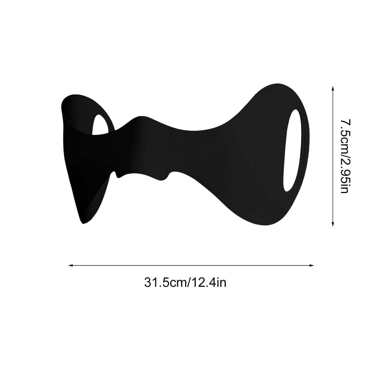 Winter Ski Face Cover – Windproof Thermal Nose Mask Winter Face Mask PLUSH 1PC Black