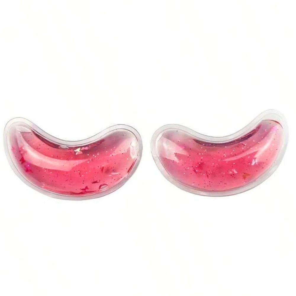 Hot & Cold Reusable Gel Eye Pad – Cooling Eye Compress Gel Eye Compress PLUSH Pink