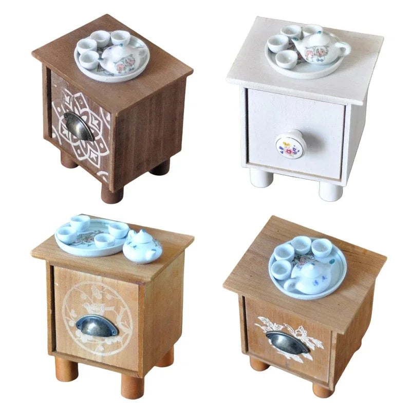 Mini Retro Wooden Tea Set – Newborn Baby Photography Props Photography Props Set PLUSH