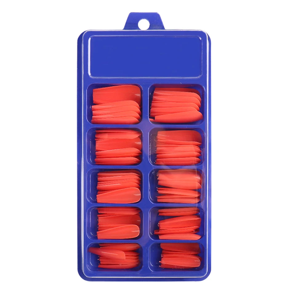 100pcs Coffin Press On Nails – Acrylic Nail Extension Kit Press On Nail Tips PLUSH 1895-51
