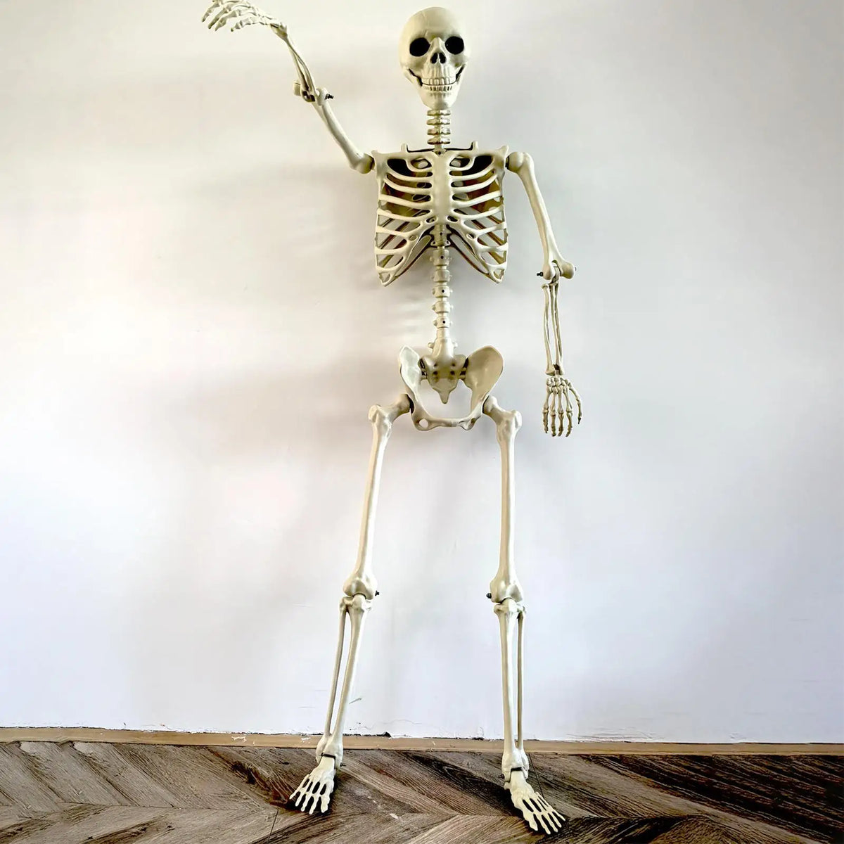 90cm Posable Halloween Skeleton Prop – Haunted House Decor Halloween Skeleton Prop PLUSH