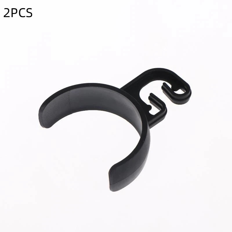 Pickleball Tennis Net Clamp Bracket – Quick Outdoor Mounting Net Clamp Bracket PLUSH 2PCS Black
