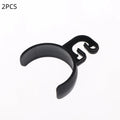 Pickleball Tennis Net Clamp Bracket – Quick Outdoor Mounting Net Clamp Bracket PLUSH 2PCS Black