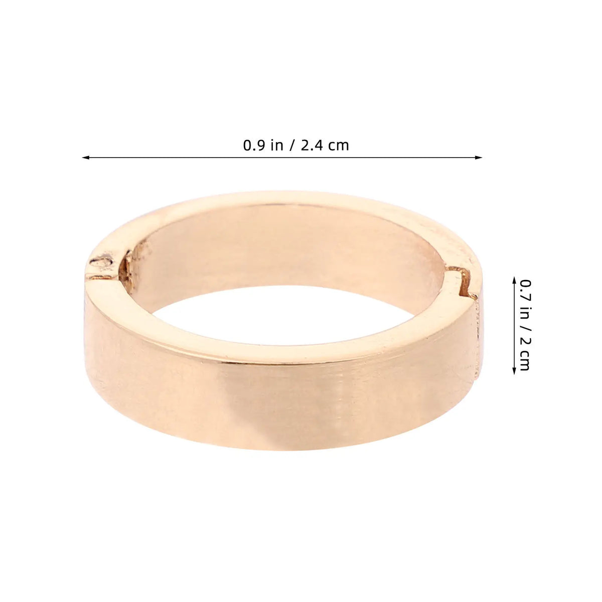 10pcs Zinc Alloy Binding Ring Clasps – Calendar & Index Card Rings Binding Ring Clasps PLUSH 2.4X2X0.6CM China Mainland