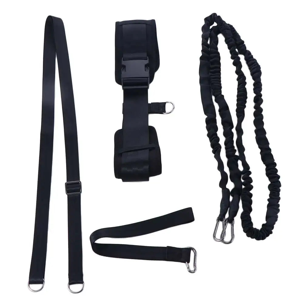 Swim Resistance Belt – Elastic Stationary Swimming Tether Swim Training Belt PLUSH