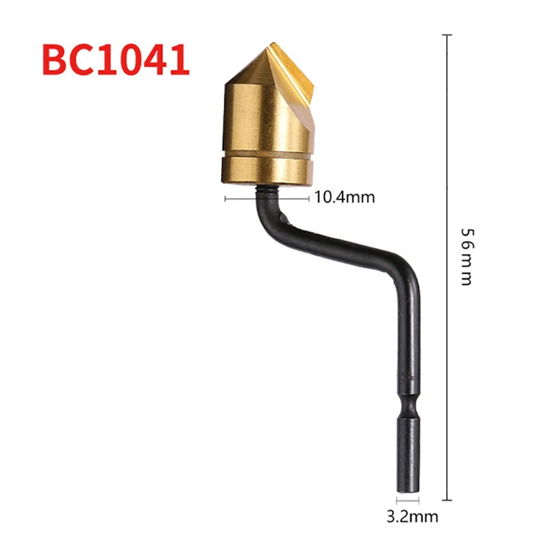 M2 HSS Countersunk Chamfer Cutter – Deburring Edge Trimming Chamfer Cutter Tool PLUSH BC1041