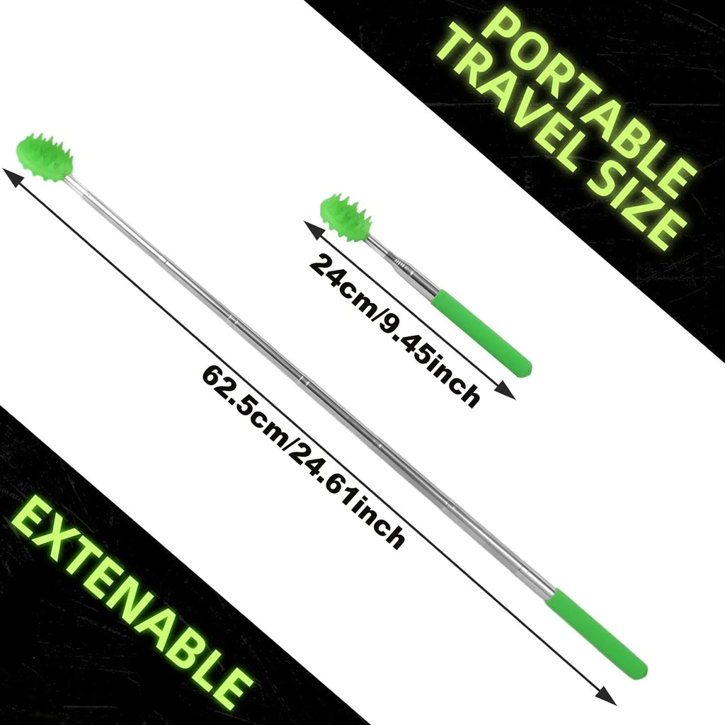 Telescoping Back Scratcher 3-in-1 Set – Extends to 32" Back Scratcher Tool PLUSH